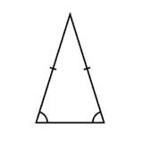 <p>a triangle with at least two congruent sides</p>