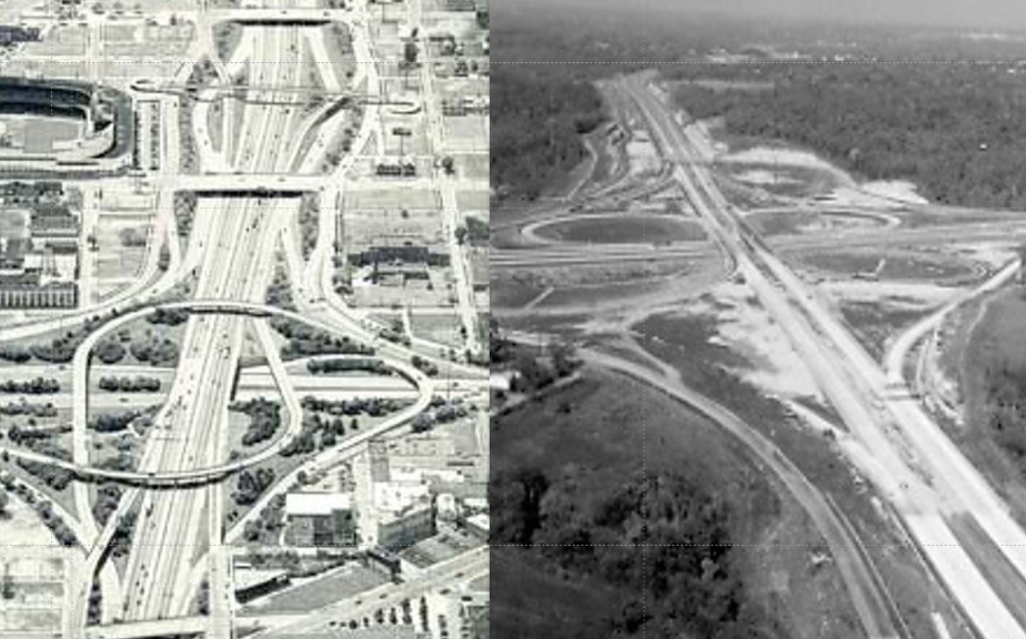 <p>While the suburbs expanded through cheap land, single family housing and automobile mobility, population and economic activity moved away from the urban core, contributing to the loss of services and urban quality in central Detroit</p>