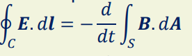 <p>changing B-filed created E-field</p>