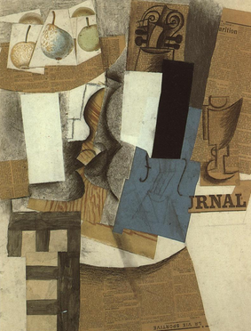 <p>Still Life, Violin and Fruit</p>