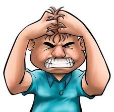 <p>feeling or appearing troubled or nervous.</p>