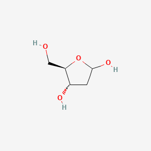<p>Deoxyribose </p>