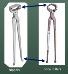 <p>what is the main difference between nippers and shoe pullers</p>