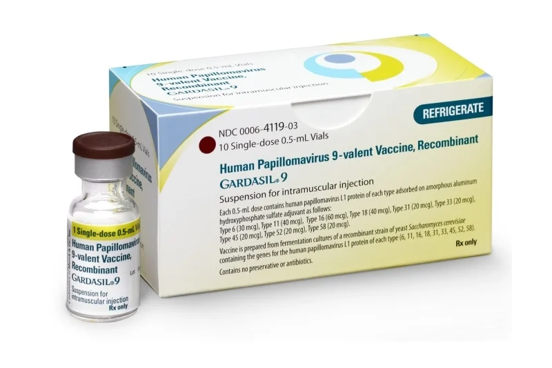 <p>Gardasil 9 (Merck) for HPV</p>