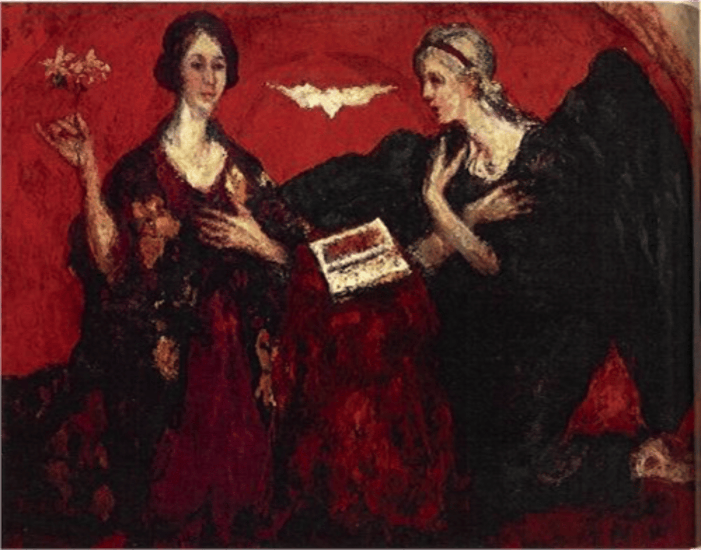 <p>De santa maria, the annunciation, 1920s, colombian</p>