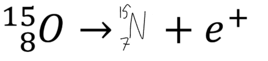 <p><span style="background-color: transparent;">This happens inside one nucleus, when the nucleus is unstable enough that either a proton changes into a neutron or a neutron changes into a proton. This causes a charge imbalance, since, for example, a neutral particle got turned into a positively charged particle. This means that an electron needs to be emitted to balance it out. In the opposite, when a proton turns into a neutron, a positively charged particle must be released. It cannot be a proton since it’s too massive so a positron is released instead. A positron is the antimatter version of an electron.&nbsp;</span></p>