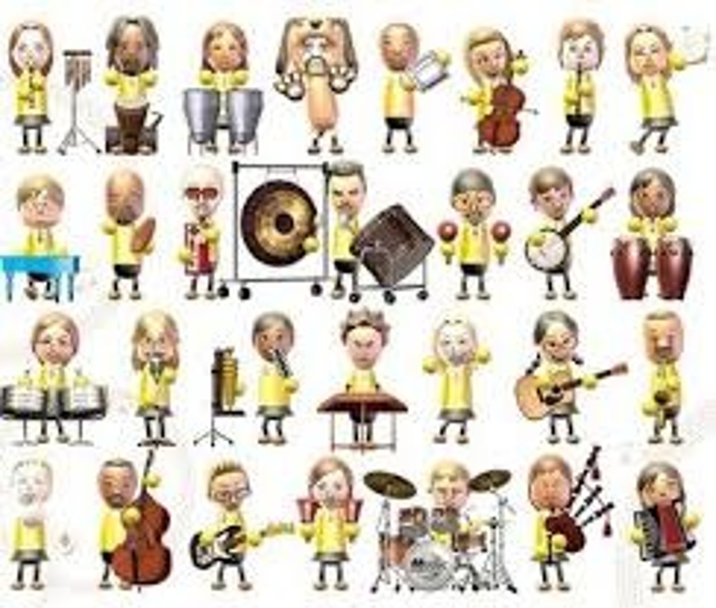 <p>les instruments de musique</p>