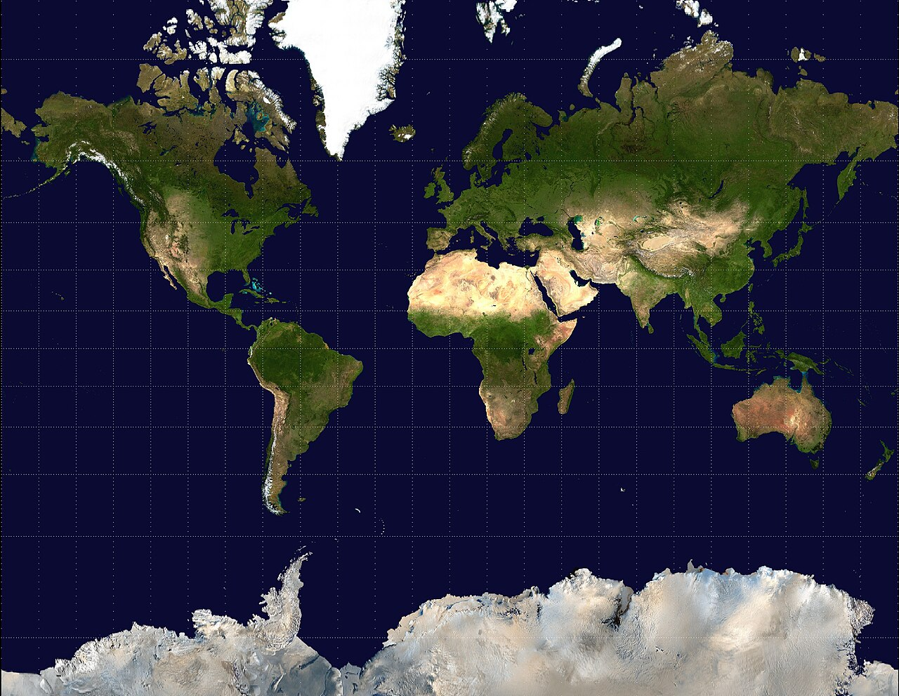 <p>What type of map projection is this?</p>