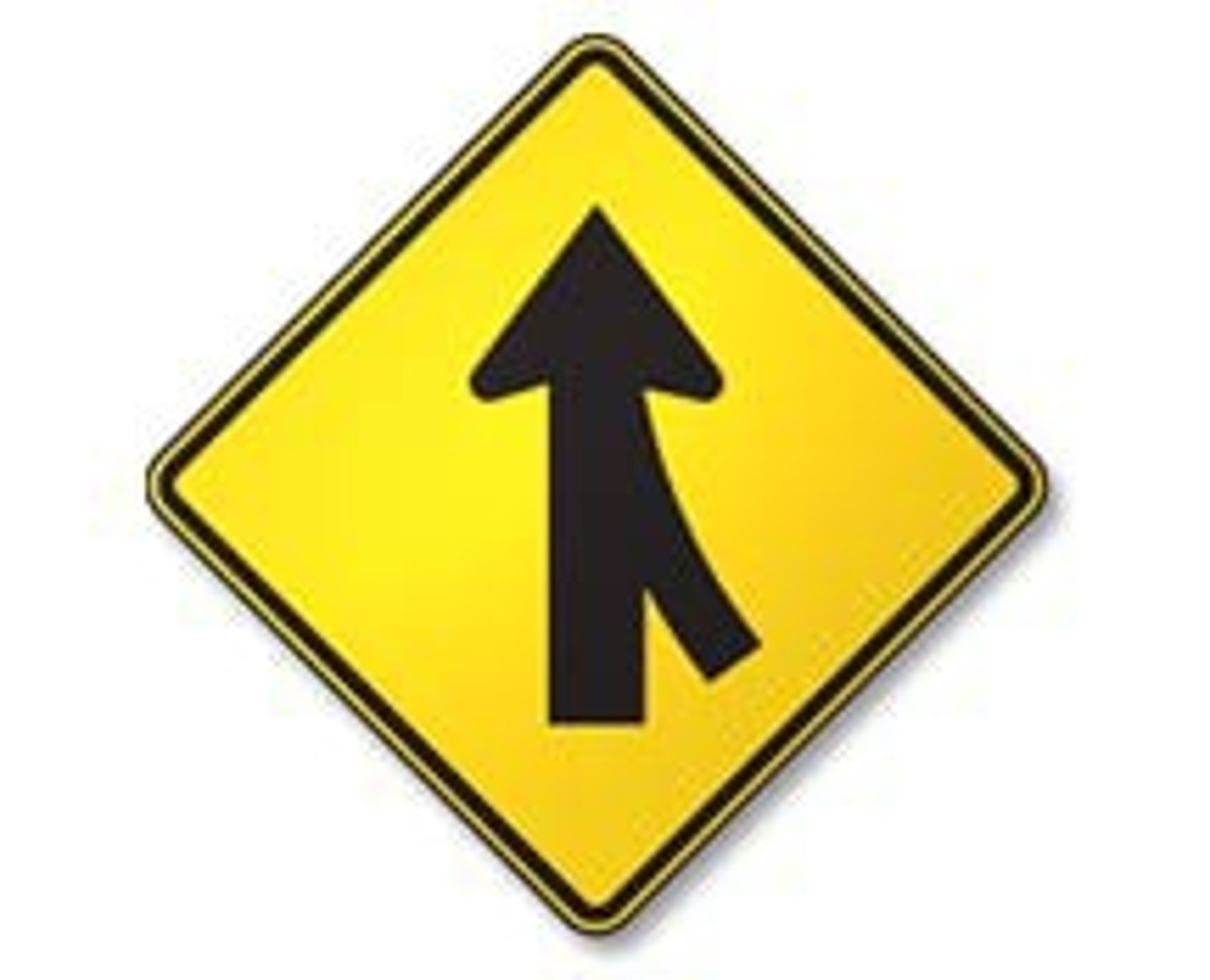 <p>20. This sign means</p><p>A. Highway curves ahead.</p><p>B. Merging traffic from the right.</p><p>C. One-way traffic</p><p>D. Intersection ahead.</p>