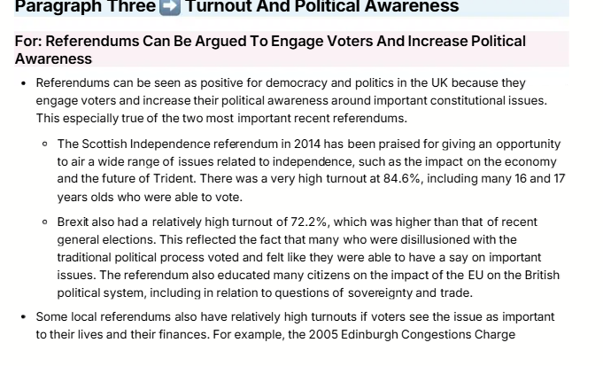 <p>Para 3 - Stronger </p>