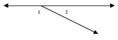 <p>Angles next to each other that add up to 180 (make a line)</p>