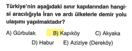 <p>İran'a giden demir yolu hattı Van üzerinden geçer ve <strong>Kapıköy</strong> sınır kapısını kullanır.</p>