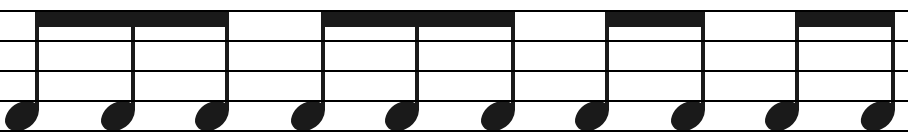 <p>what is the time signature?</p>
