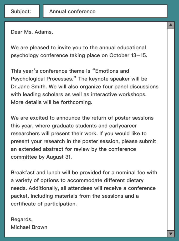 <p><span>Dr. Jane Smith will</span></p>