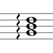 <p>simultaneous combination of three or more pitches that constitute a single block of harmony</p>