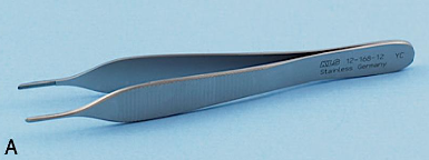 <p>most commonly used (esp anteriors)</p><p>fine, small, delicate tips (toothed or smooth)</p><p>used to gently stabilize soft tissue for suturing or dissection</p><p><span style="color: red;">if toothed:</span> secure <span style="color: red;">hold with minimal pressure</span> to reduce trauma (use gently)</p>