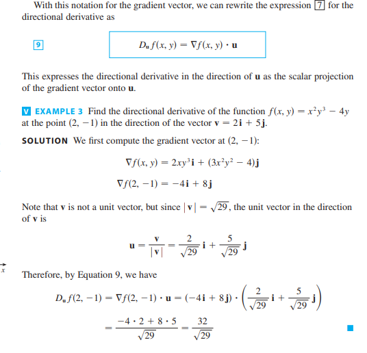 <p>The Gradient Vector is the vector that contains all of the first-order partial derivatives of a multi-variable function:</p><p></p><p></p><p></p><p></p>