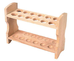 <p>holds test tubes in the vertical position</p>