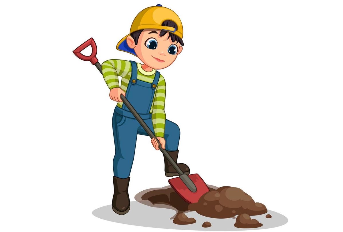 <p>Dig, dug, dug</p>