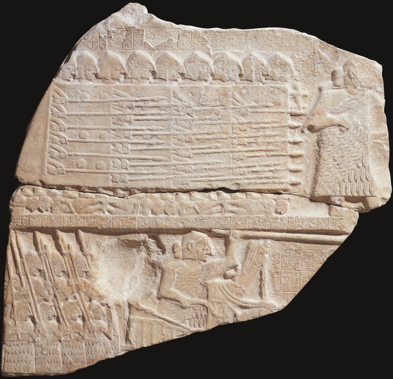 <p>A carved stone slab used to mark graves or to commemorate historical events </p>
