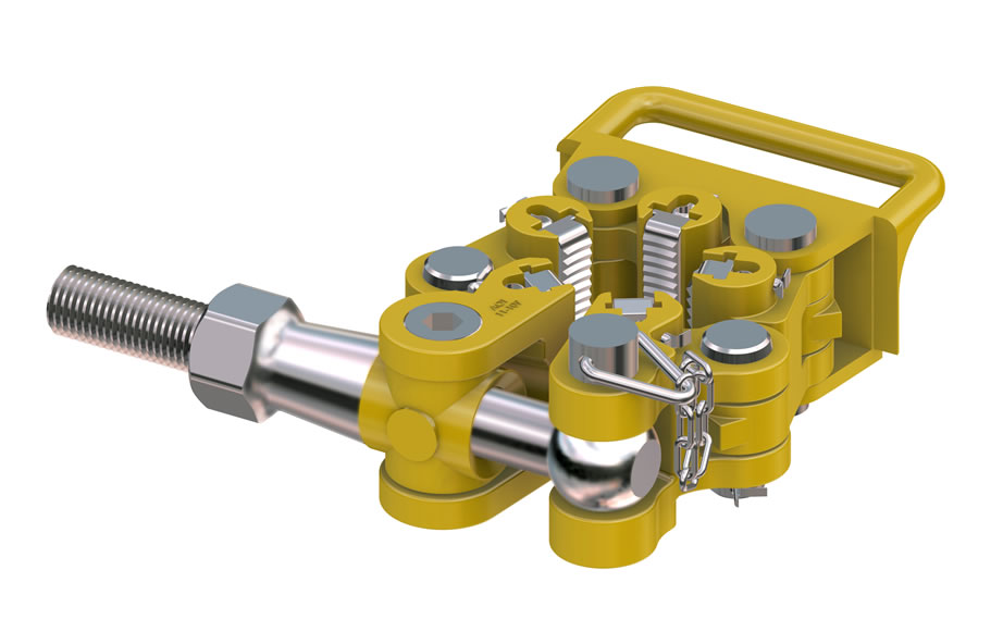 <p>Details: Light to medium link-style safety clamp built primarily for smaller diameter tubing or smooth micro-strings.</p>