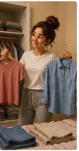 <p>Elijo mi ropa</p>