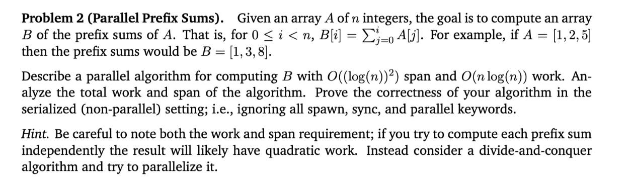 <p>Describe the algorithm + time complexity </p>