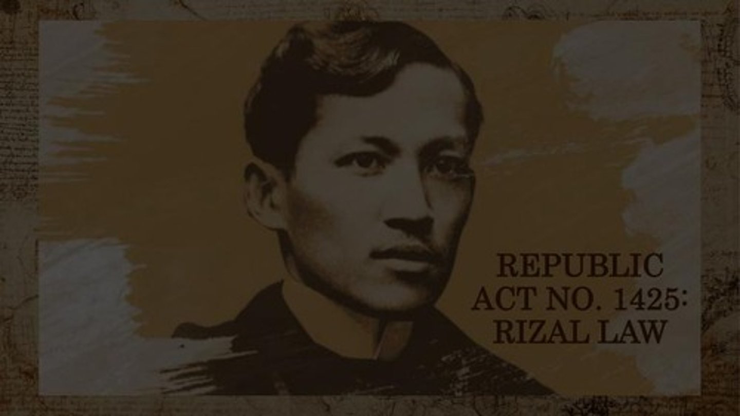 <p>It mandates the inclusion of Dr. Jose Rizal's life, works, and writings in the curricula of all educational institutions.</p>