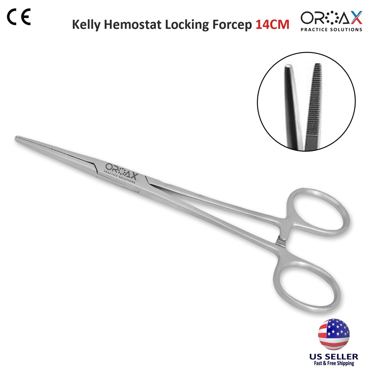 <p>Hemostato Kelly recto</p>