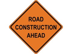 <p>What should you do when approaching a construction zone?</p>