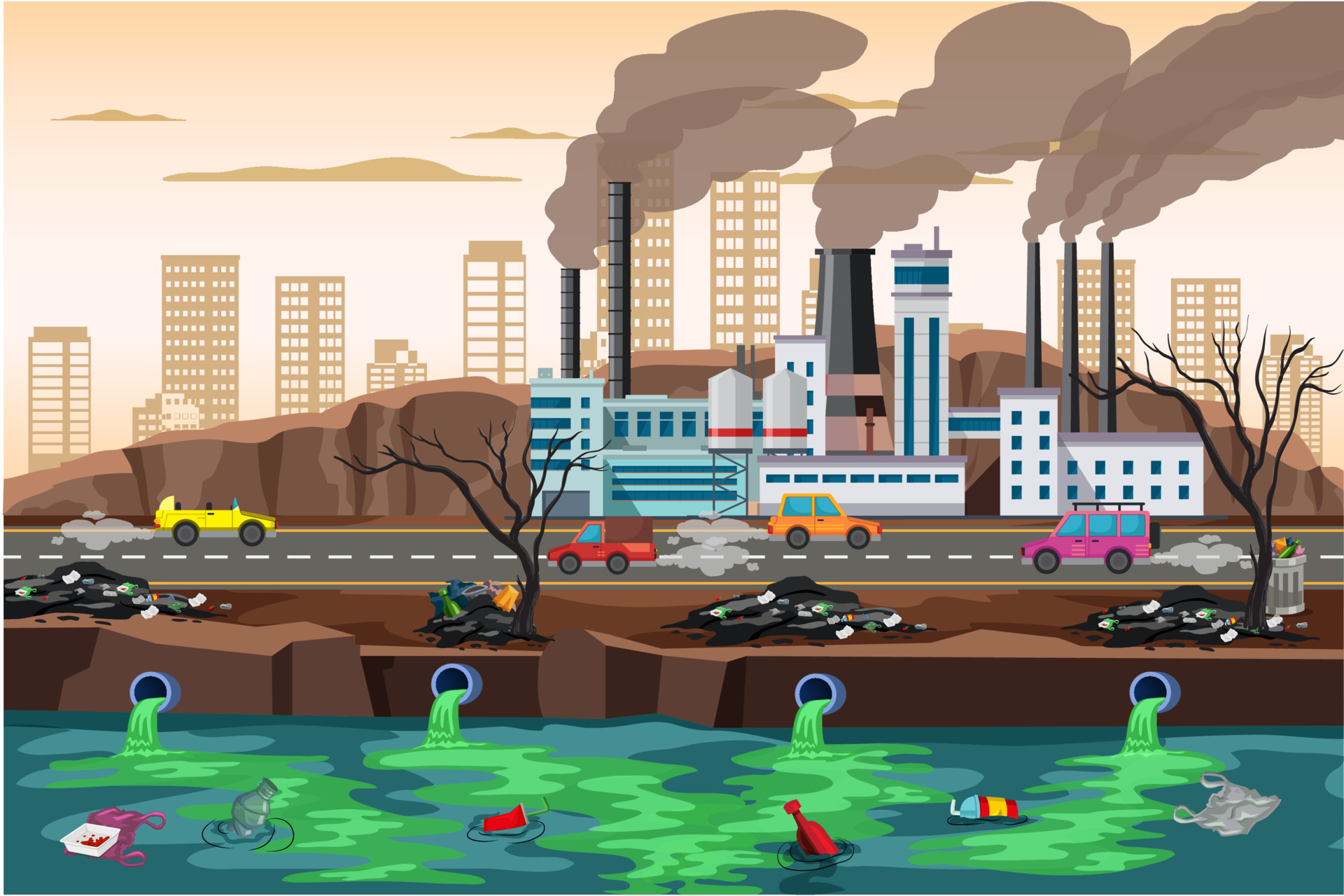 <p>pollution</p>