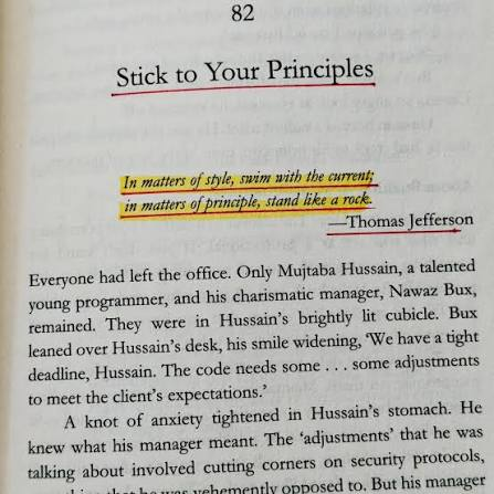 <p>stand by/stick to your principles</p><p>(1) He ————— even when it</p><p>was difficult.</p>