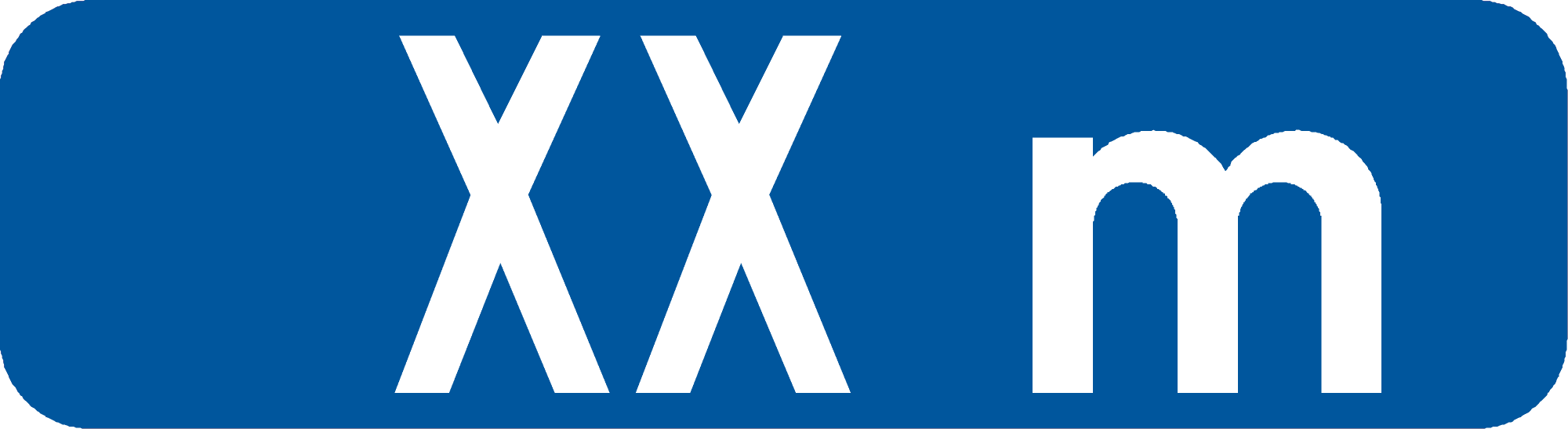 <p>Deze onderbord waarschuwen voor</p><ul><li><p>xx meter verder is er spoorvorming.</p></li><li><p>spoorvorming van xx meter lang.</p></li></ul><p></p>
