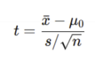 <p>Conditions: Use when population SD is unknown or is random, normal distributed</p><ul><li><p>Step 1: Generate/state null hypothesis and alternate hypothesis</p></li><li><p>Step 2: Find/identify significance level</p></li><li><p>Step 3: Use T formula for finding t value</p></li><li><p>Step 4: Find the p value; ensure to use <strong>df = n-1</strong></p></li><li><p>Step 5: Compare result with the significance level</p></li></ul><p></p>
