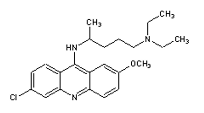 <p>[ANITIMALARIAL]</p><p>a. Quinine</p><p>b. Chloroquine</p><p>c. Amiodiaquine</p><p>d. Primaquine</p><p>e. Quinacrine</p><p>f. Mefloquine</p><p>g. Cycloguanil</p>