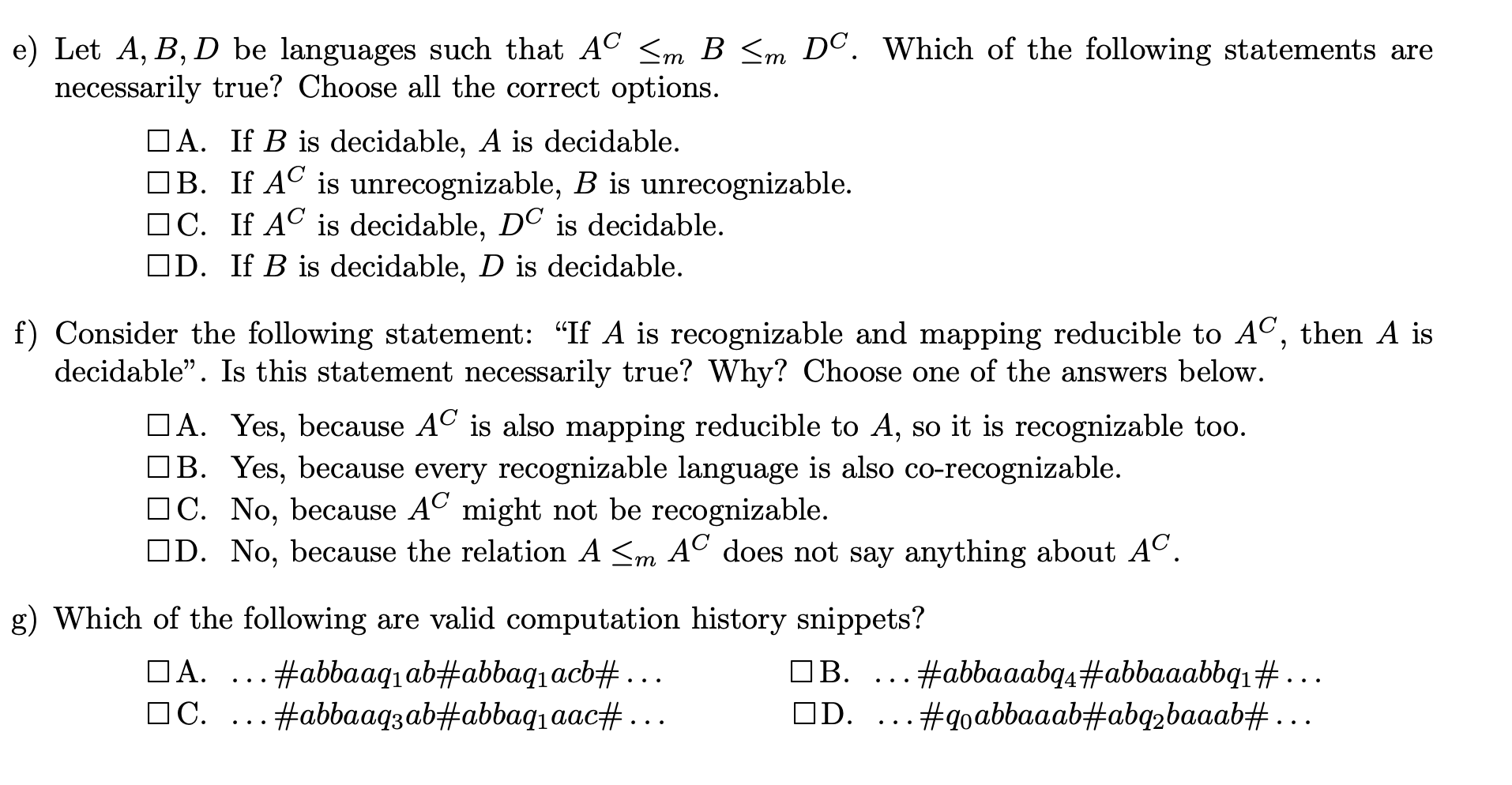 <p>Can be multiple correct or none</p>