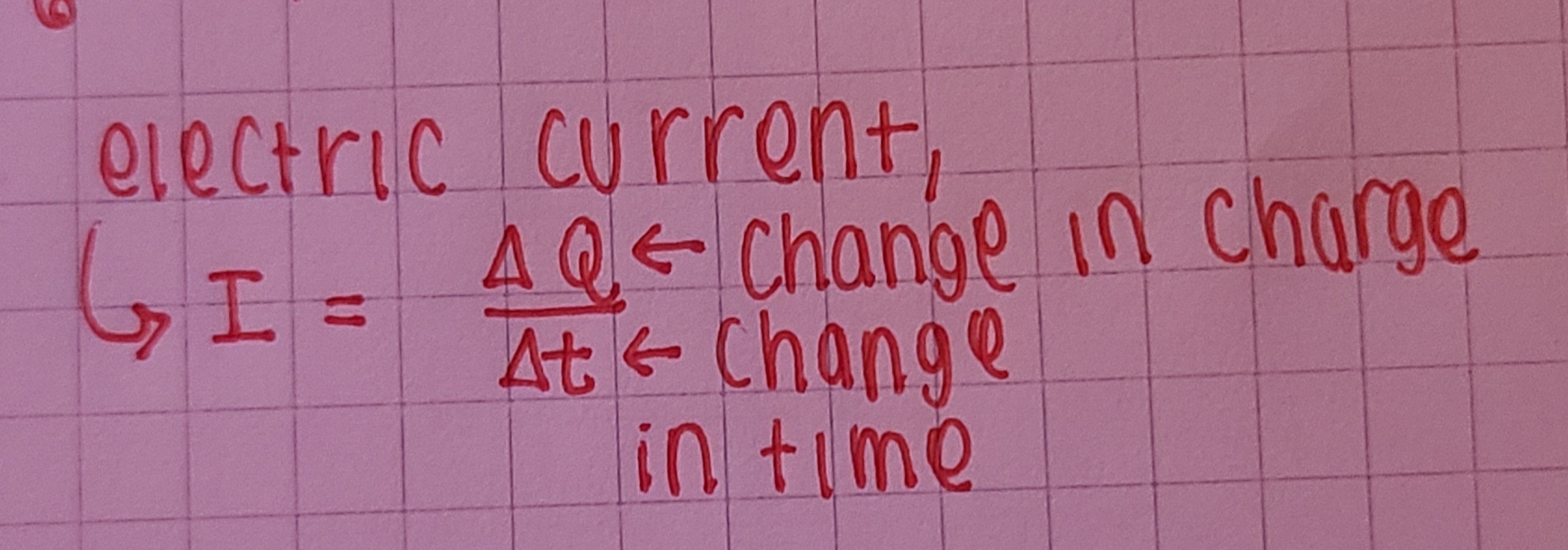 <p>C) charge flowing per unit time</p>