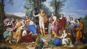 <p><strong>Anton Raphael Mengs – Apollo, Mnemosyne und die neun Musen, 1760-61</strong></p>