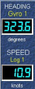 <p>Heading and Speed</p>