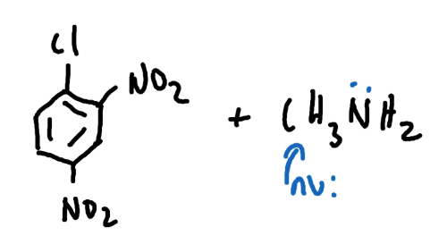 <p>Predict the product if these two reagents are reacted with heat.</p>
