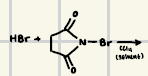 <p>What are the products for this NBS reaction</p>