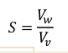 <p>It is defined as the ratio of the volume of water to the volume of voids</p><p></p>