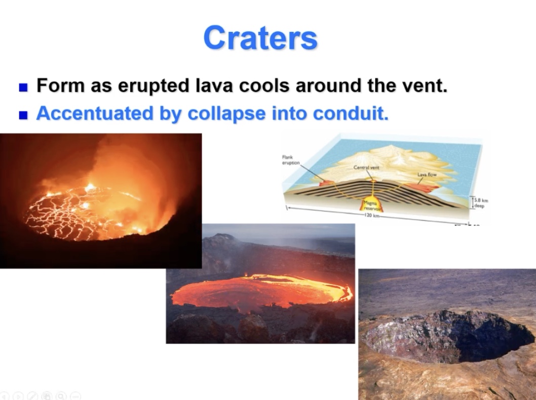 <p>How are craters formed?</p>