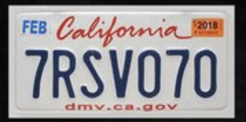 <p>California, 1</p>