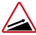 <p>Uphill Sign</p>