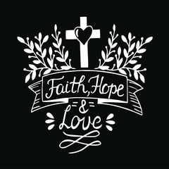 <p>Faith, hope, and love.</p>