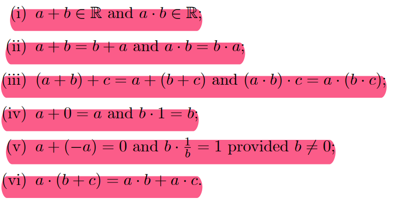 <p>includes koreni - all numebrs that can be represented on a real line (R)</p>