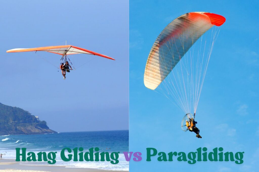 <p>a sport in which a person glides through the air using a frameless, fabric wing. He tried ___ on his trip to the coast.</p>