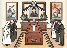 <p>funeral, entierro</p>