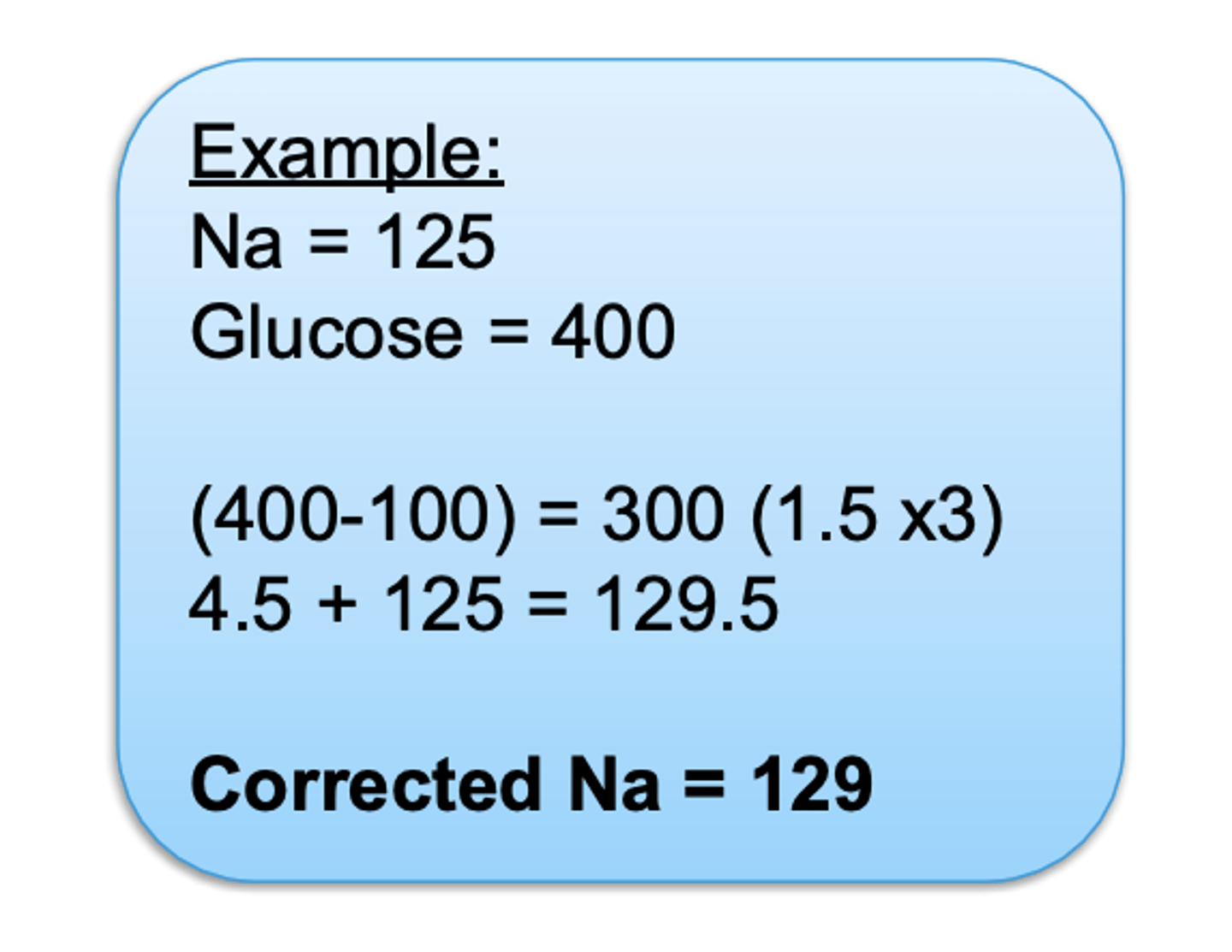 <p>osmotically active solutes in the ECF, that draw H2O from cell, diluting serum sodium concentration seen in hyperglycemia</p>